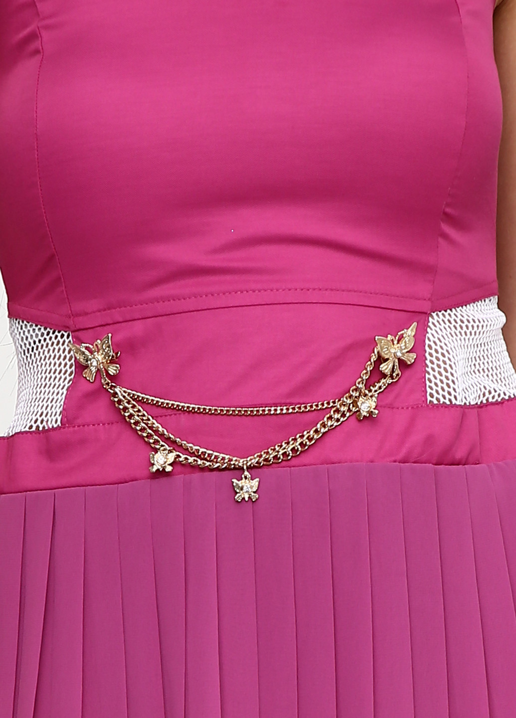 Фуксиновое (цвета Фуксия) кэжуал платье Sassofono