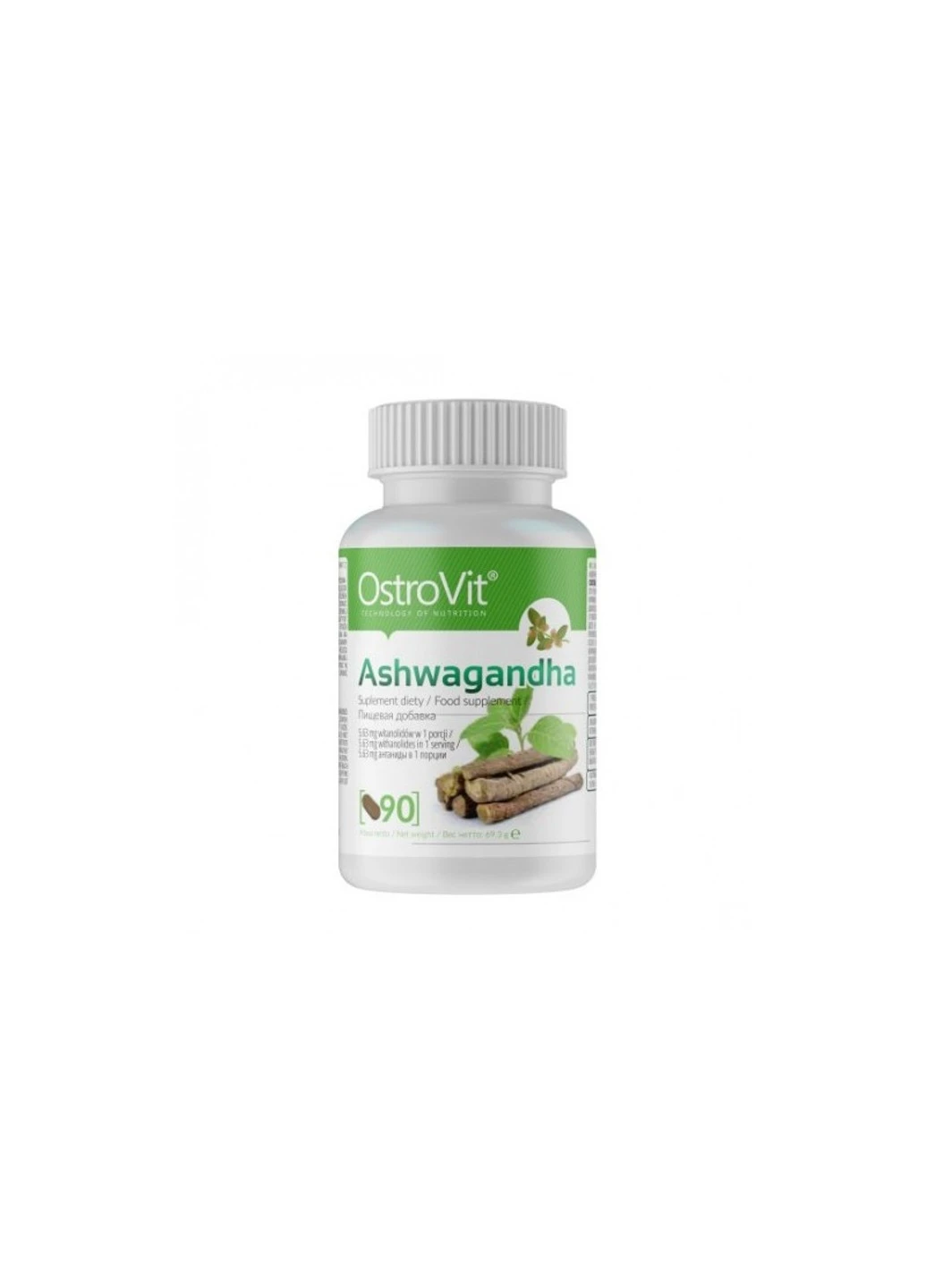 Ашваганда Ashwagandha 90 таблеток Ostrovit (255409042)