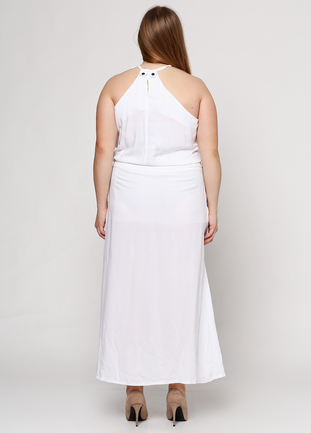 Белое кэжуал платье Ut однотонное
