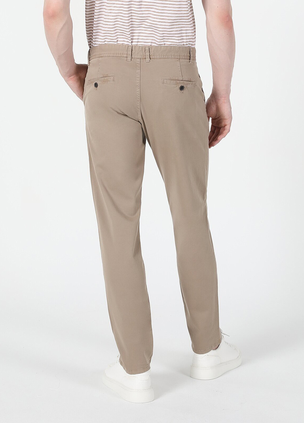Бежевые кэжуал демисезонные чиносы брюки Colin's