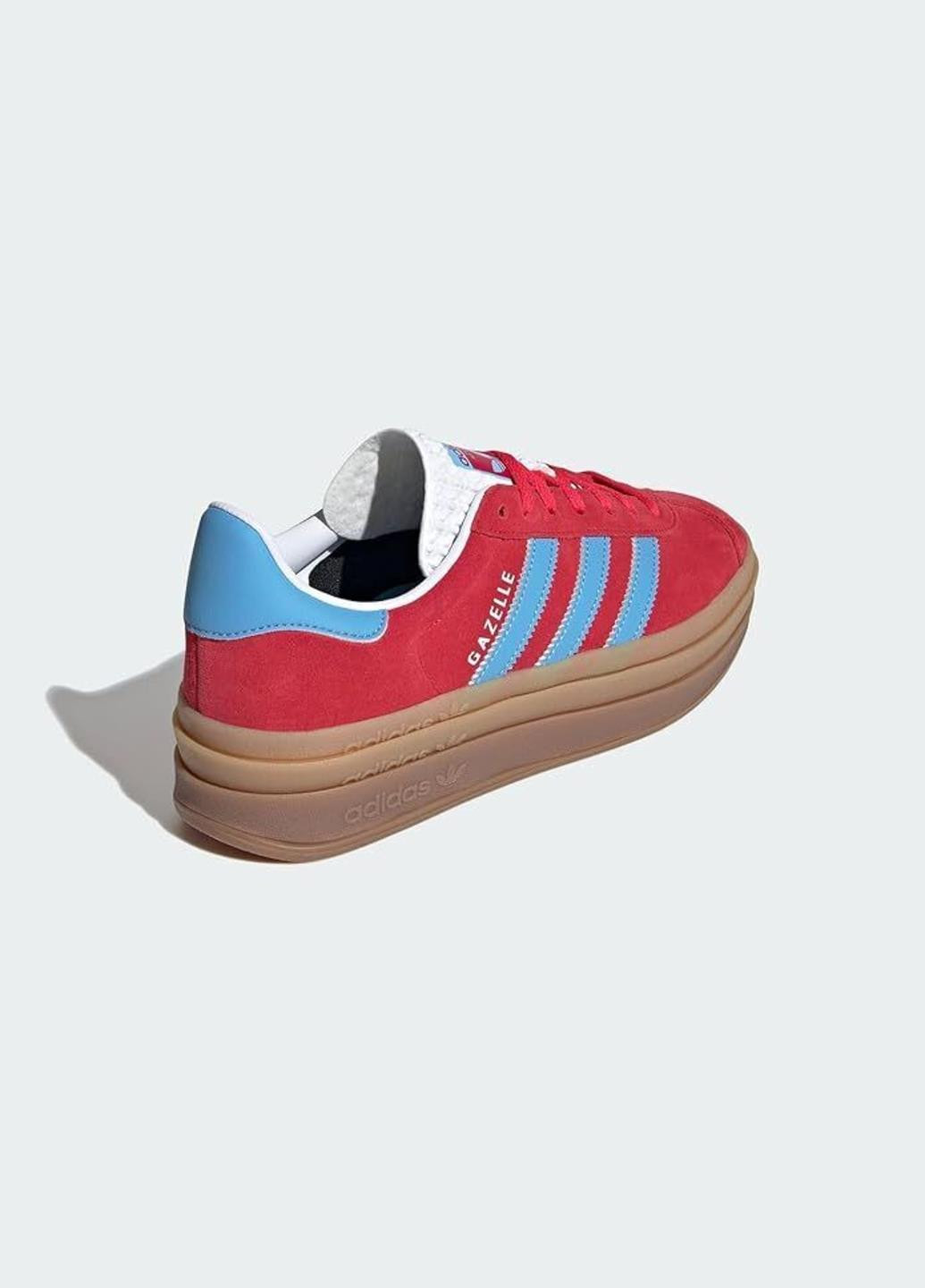 Кросівки IE0421 adidas Gazelle Bold Active Pink Blue Burst червоні демісезони (317280223)