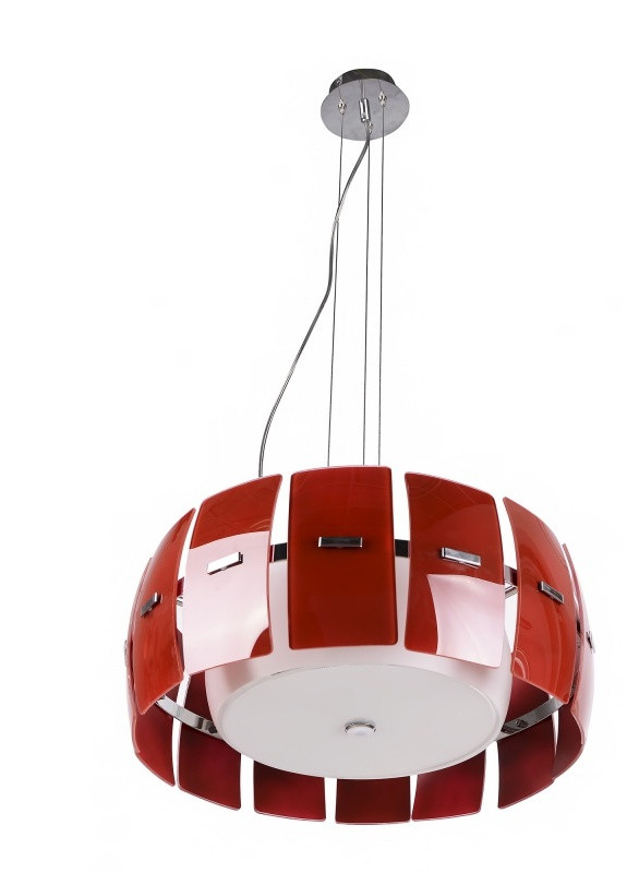 Люстра подвес для кухни BR-01 328S/4 E14 RED Brille (253887321)