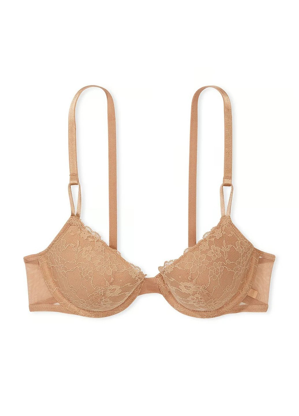 Бежевий демісезонний комплект (бюстгальтер, трусики) Victoria's Secret
