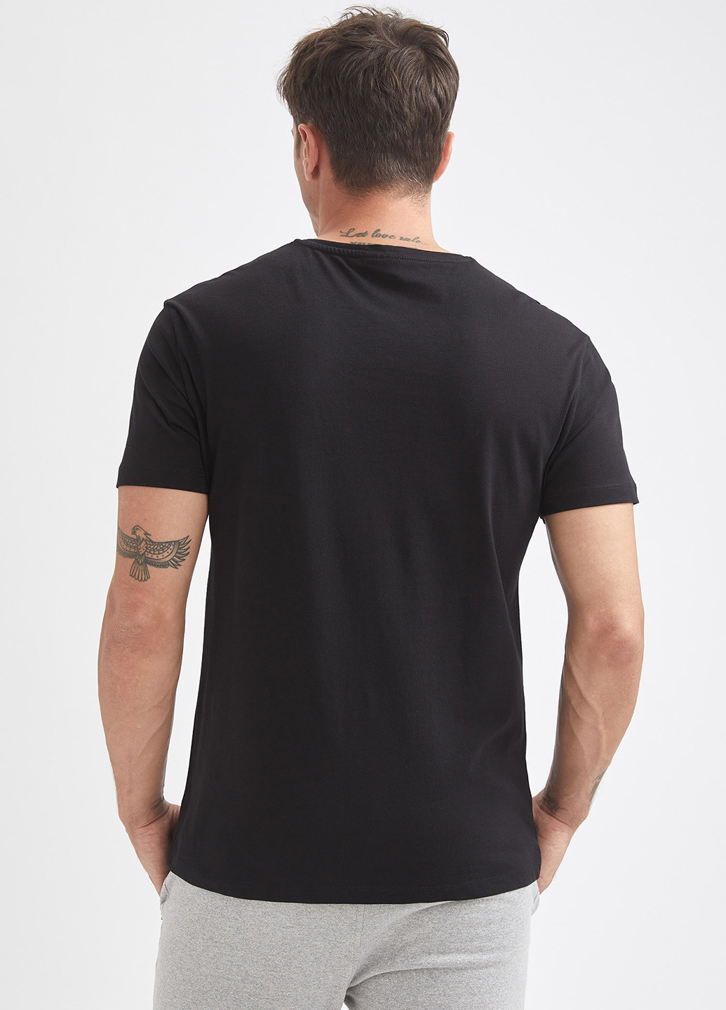 Чорна футболка (2 шт.) DeFacto