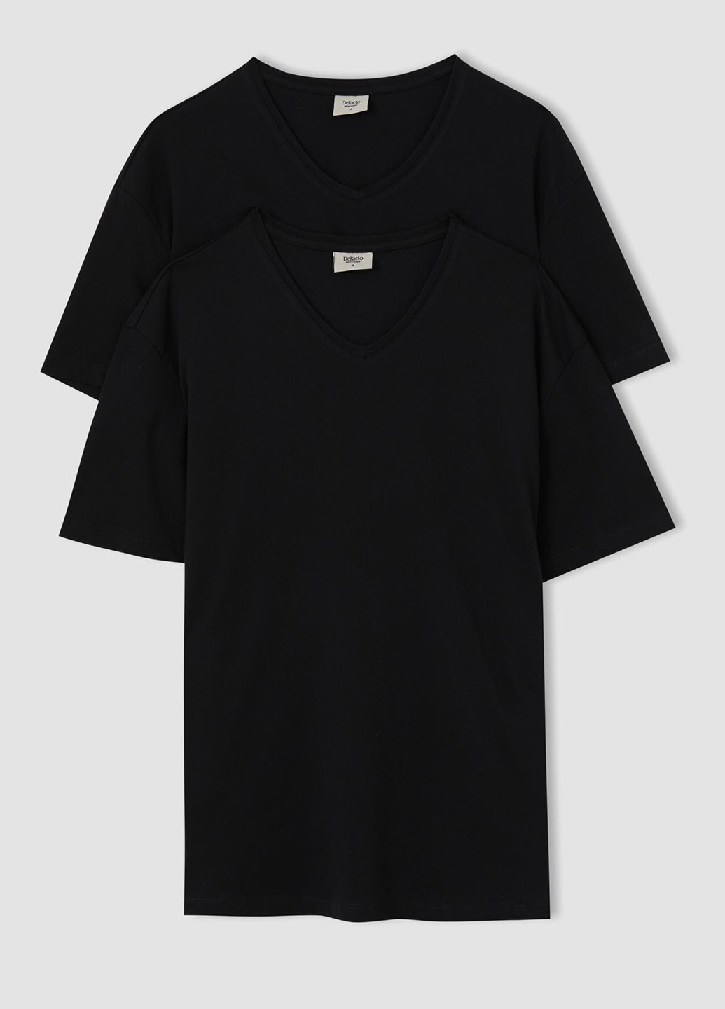 Черная футболка (2 шт.) DeFacto