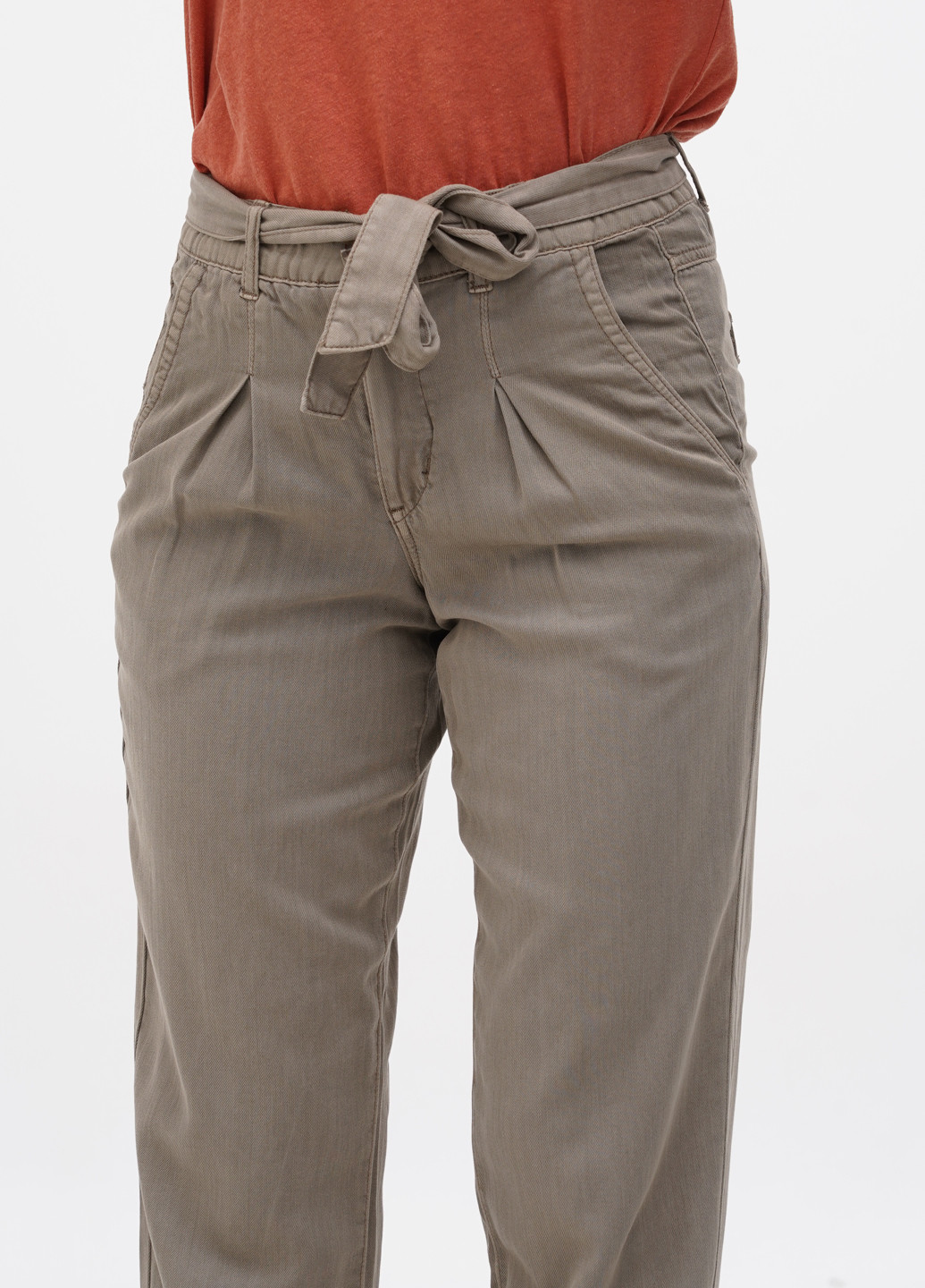 Серо-коричневые кэжуал демисезонные джоггеры брюки Lounge Nine