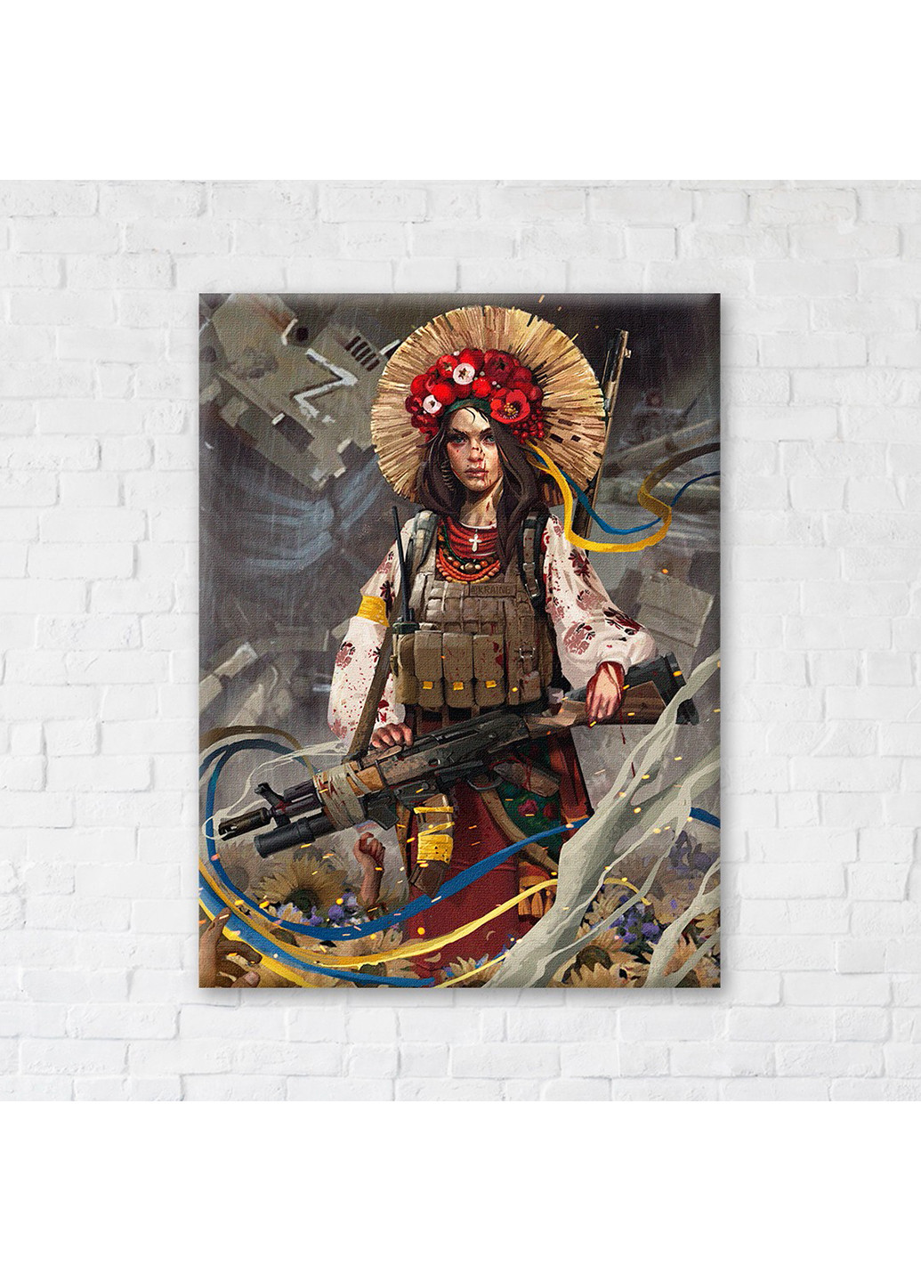 Картина-постер на захисті свободи © Станіслав Лунін 50х60 см Brushme (254643260)