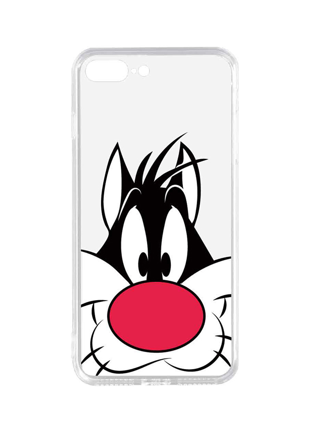 Чехол Toto acrylic+tpu print case apple iphone 7 plus/8 plus #11 cat nose transparent (146245278)