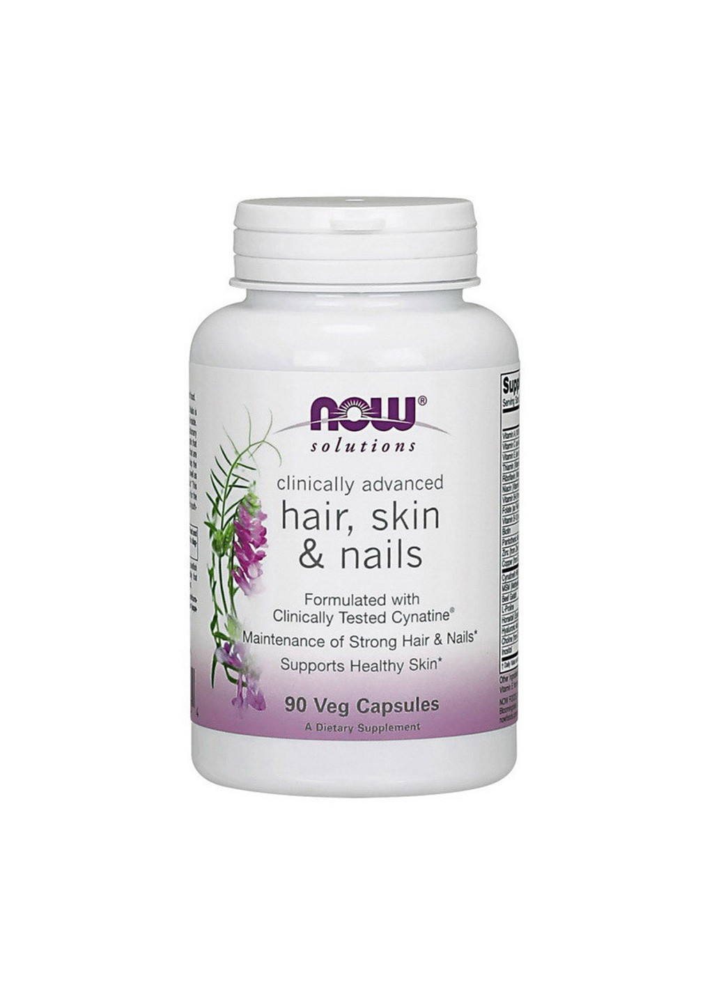 Вітаміни для волосся, шкіри і нігтів Hair, Skin & Nails (90 капс) нау фудс Now Foods (255409298)