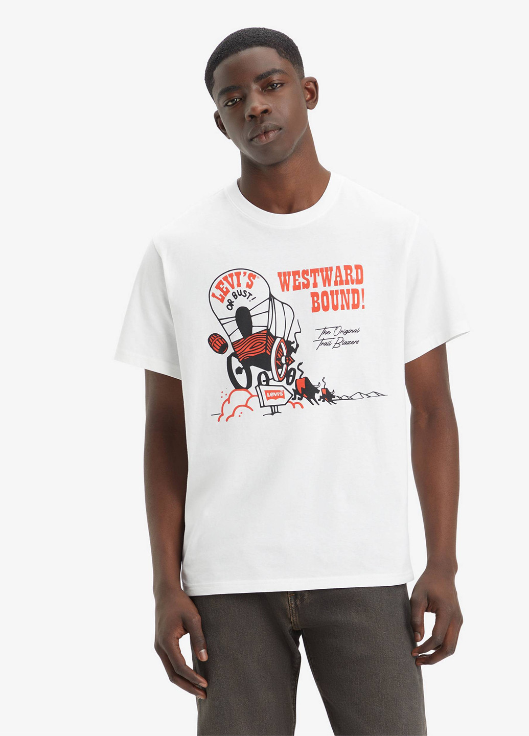 Белая футболка Levi's