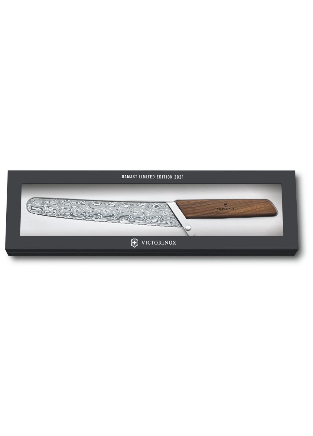 Кухонный нож Swiss Modern BreadPastry Damast 22 см Wood (6.9070.22WJ21) Victorinox (254074135)