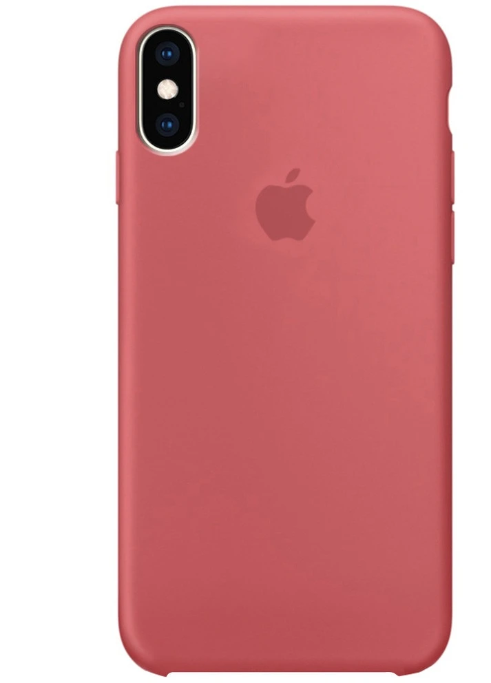 Чохол Silicone Case (AA) для Apple iPhone XS Max (6.5 ') Червоний / Camellia (is_00000027868_44) Epik (229727306)