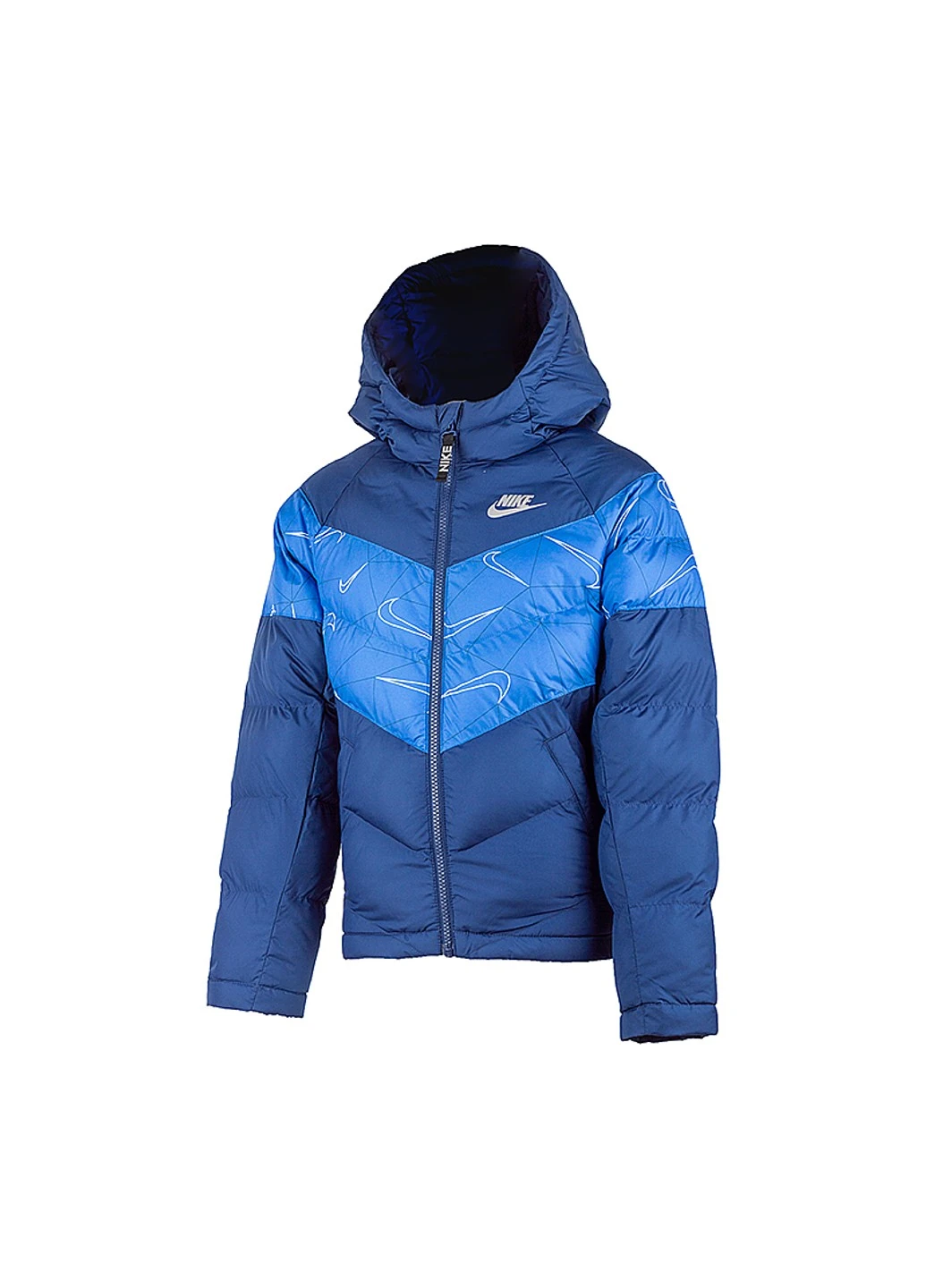 Синяя демисезонная куртка u nsw syn fill aop jacket Nike