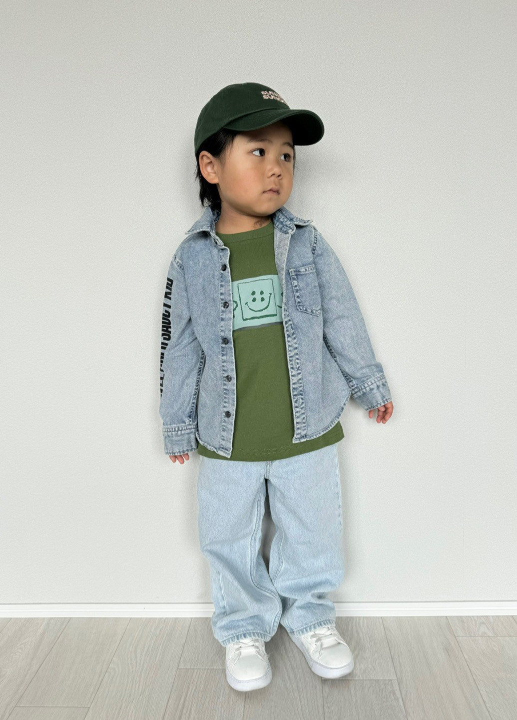 Зелена літня футболка Uniqlo