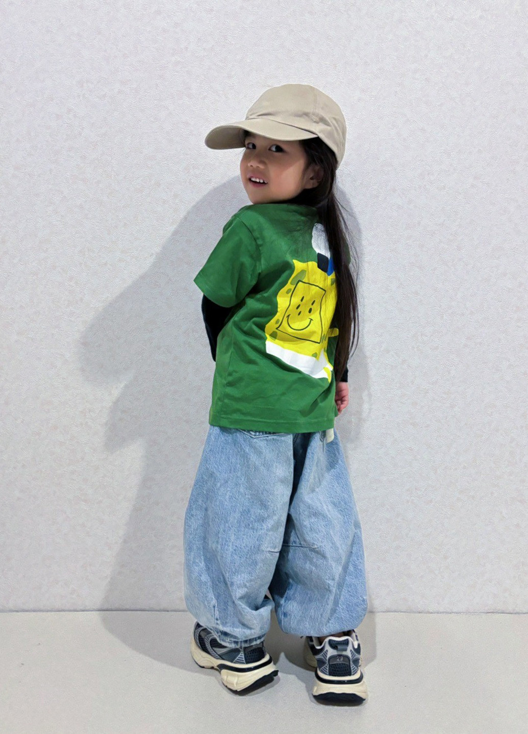 Зелена літня футболка Uniqlo