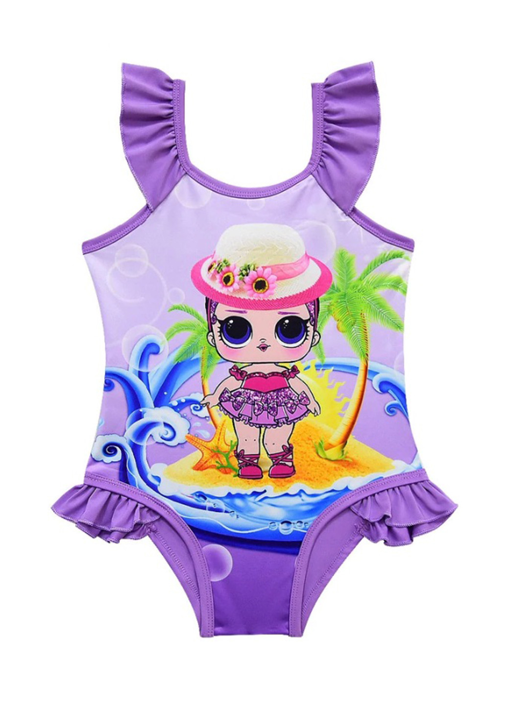 Фіолетовий літній купальник Payes
