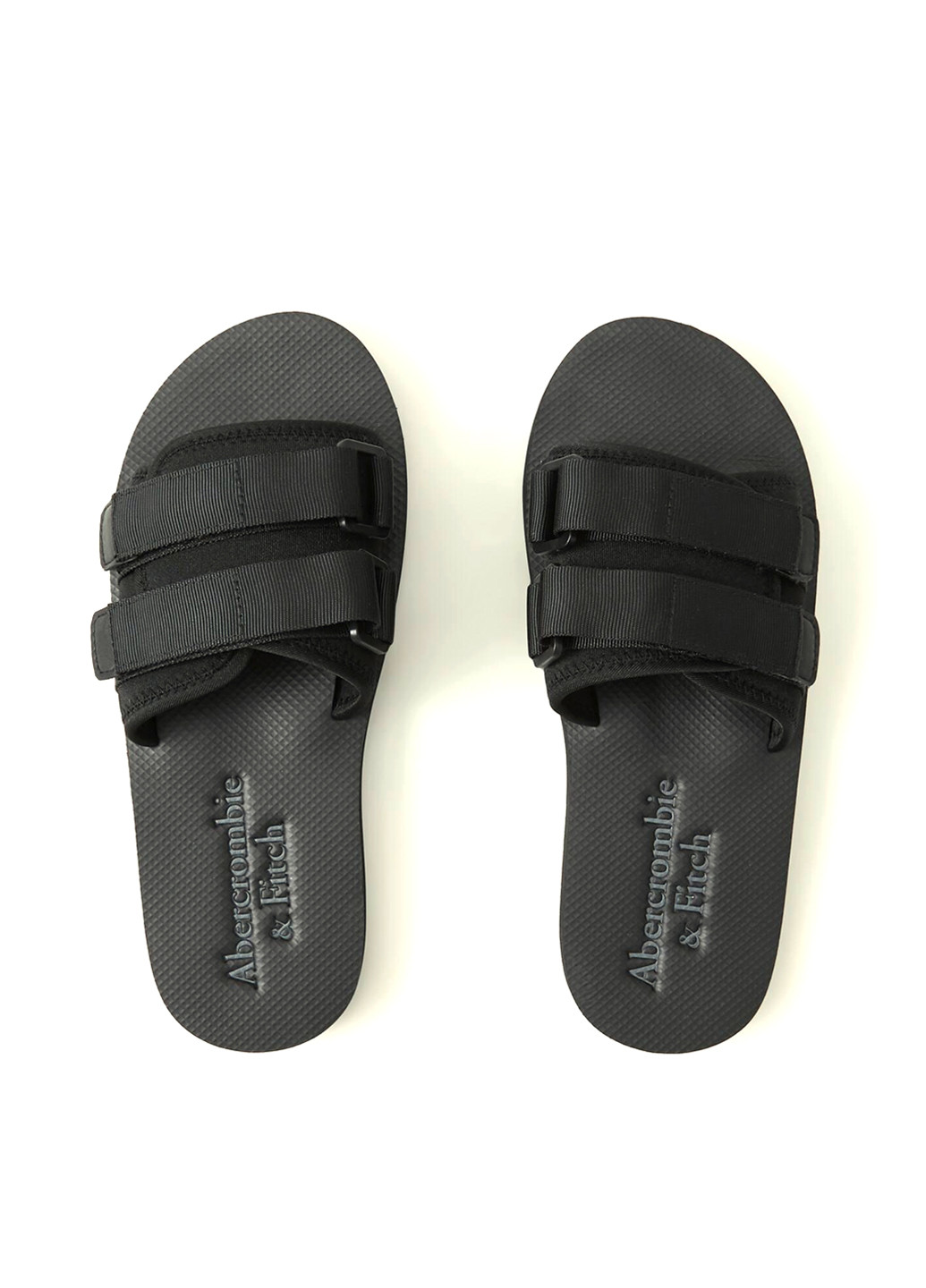 Черные кэжуал шлепанцы Abercrombie & Fitch