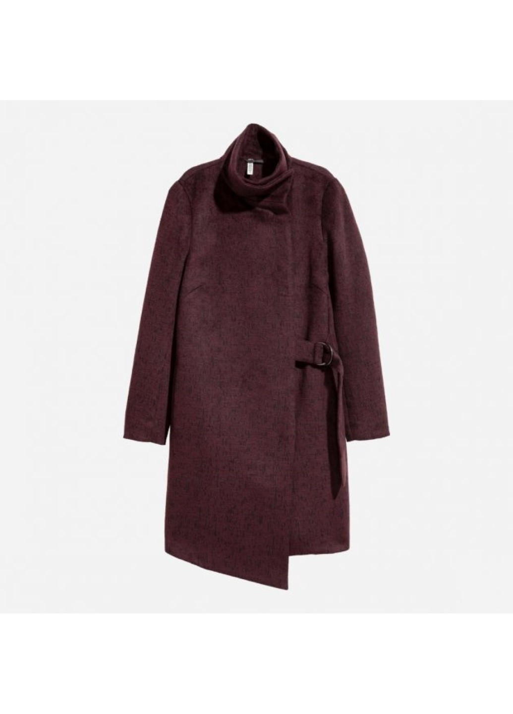 Бордове демісезонне Жіноче пальто бордового кольору однобортне H&M