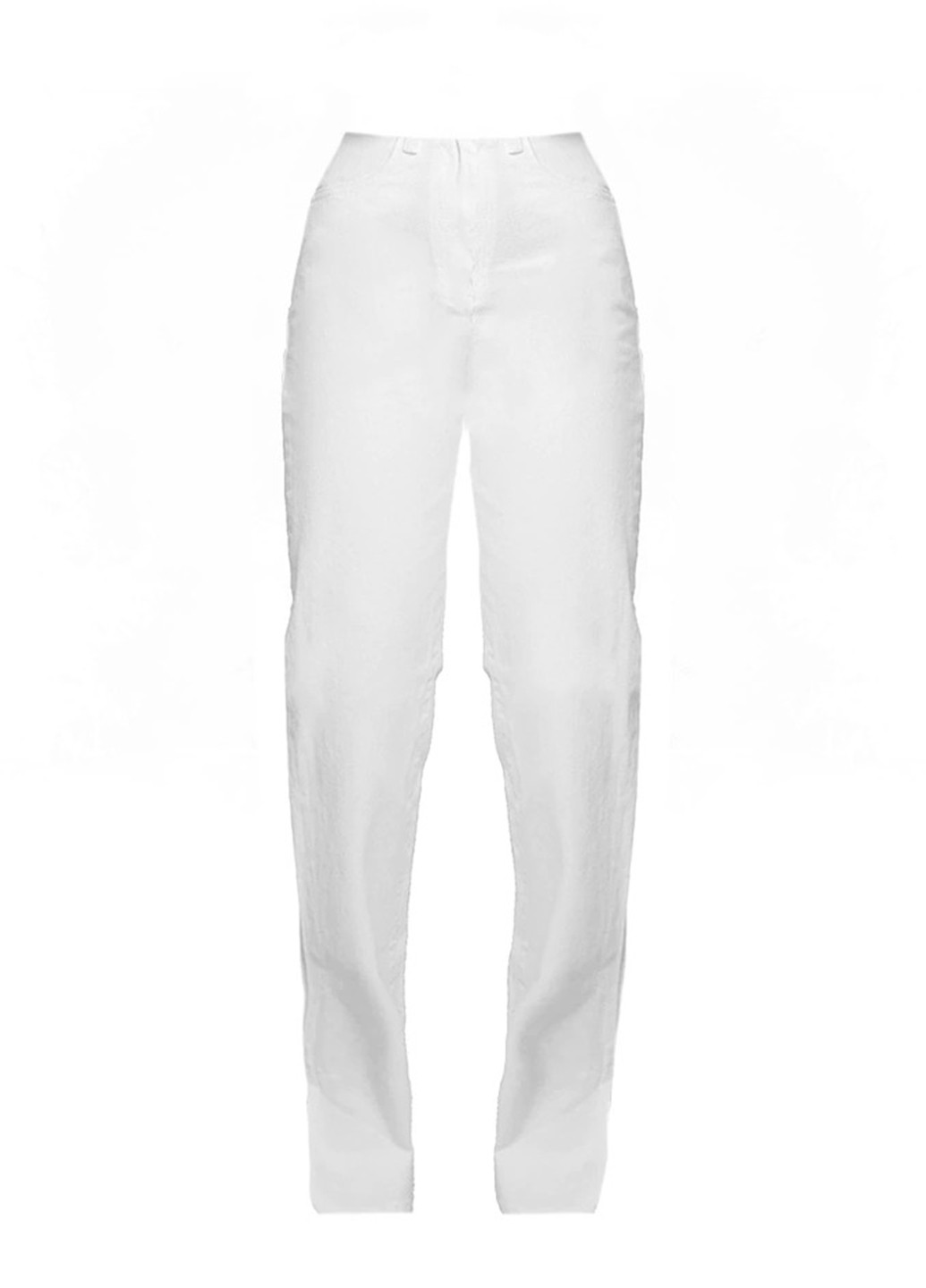 Белые демисезонные прямые джинсы PrettyLittleThing