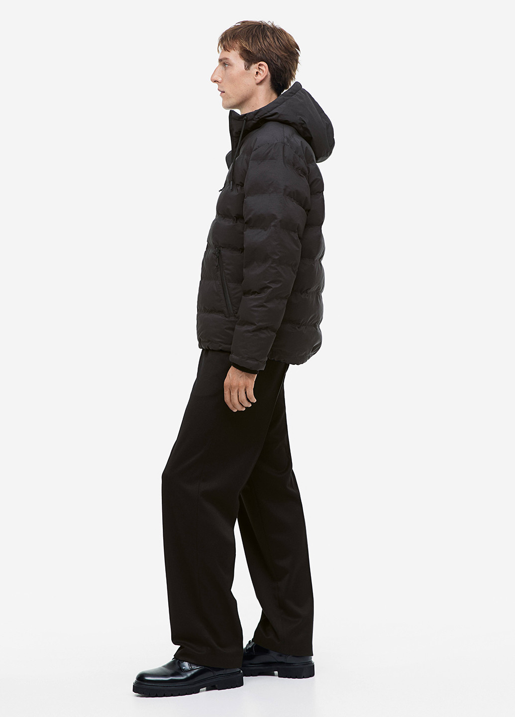 Чорна демісезонна куртка H&M