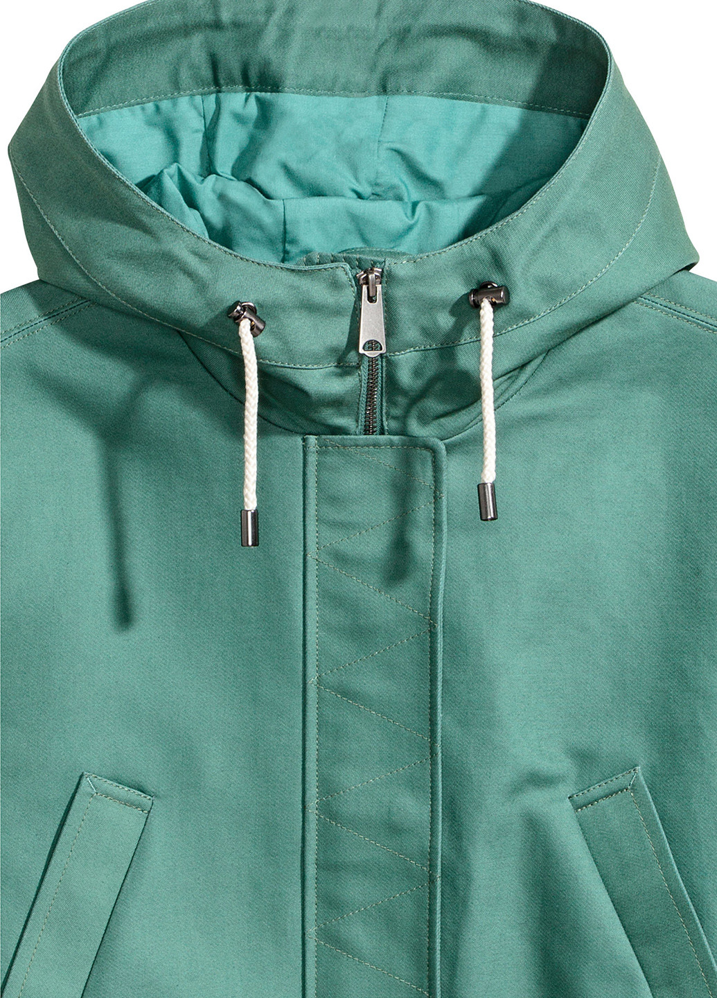 Зеленая демисезонная куртка H&M
