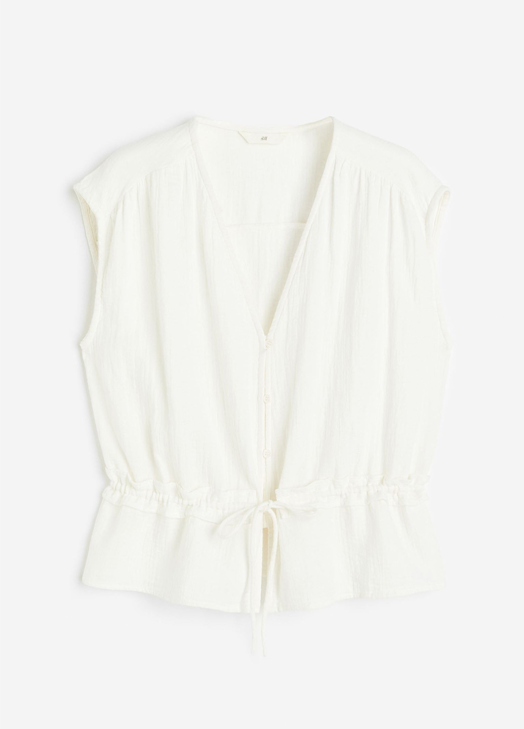 Кремова літня блуза H&M