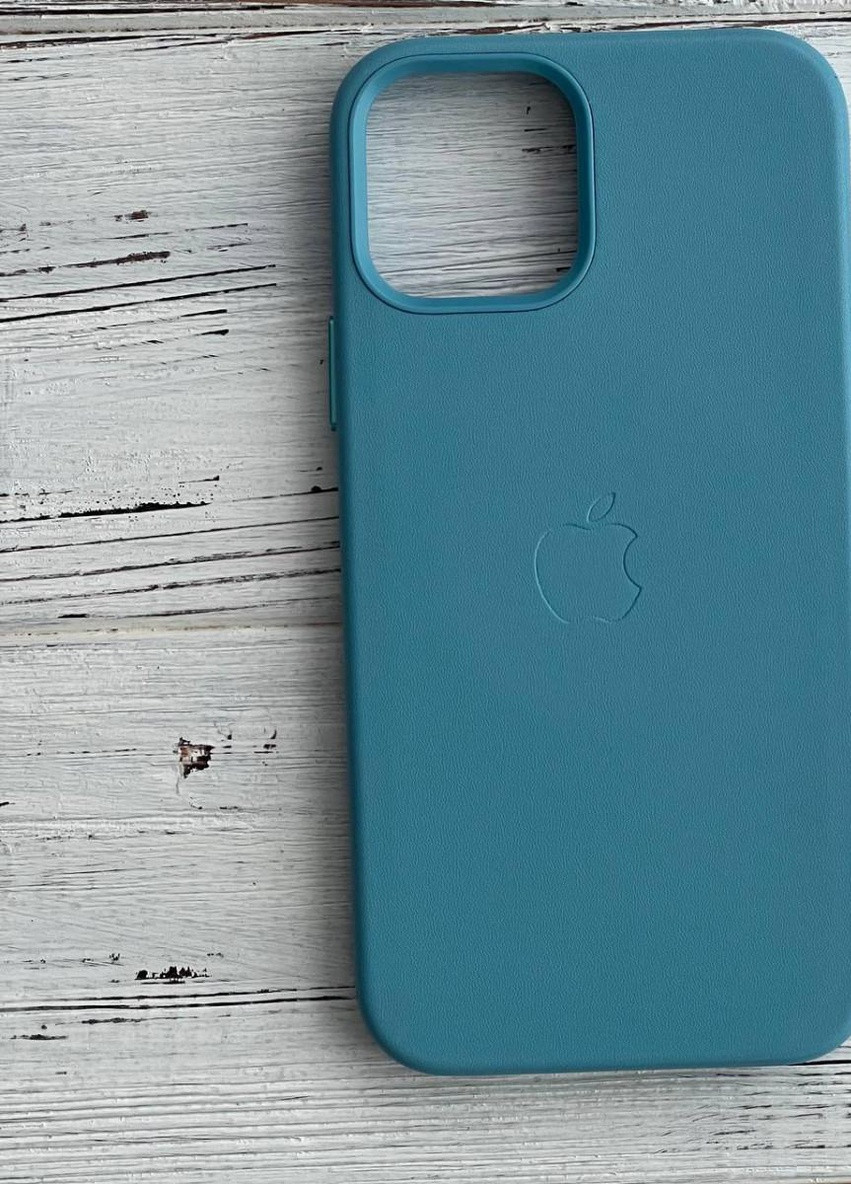 Кожаный Чехол Накладка Leather Case (AA) with MagSafe Для IPhone 13 Pro Blue No Brand (254091285)