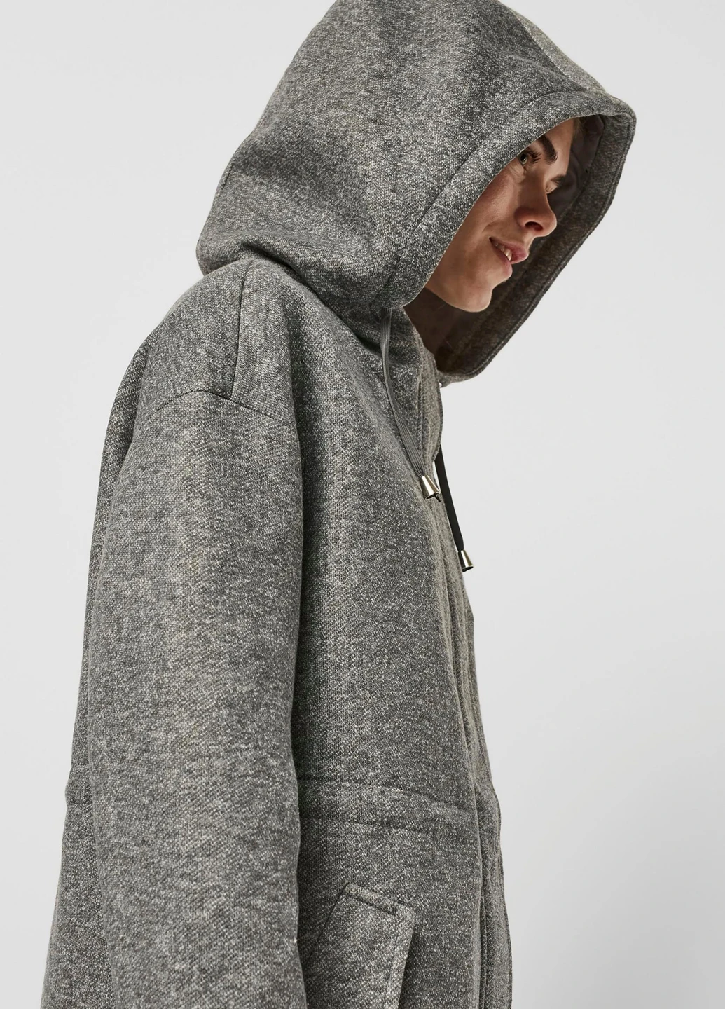 Сіре демісезонне Пальто Vero Moda