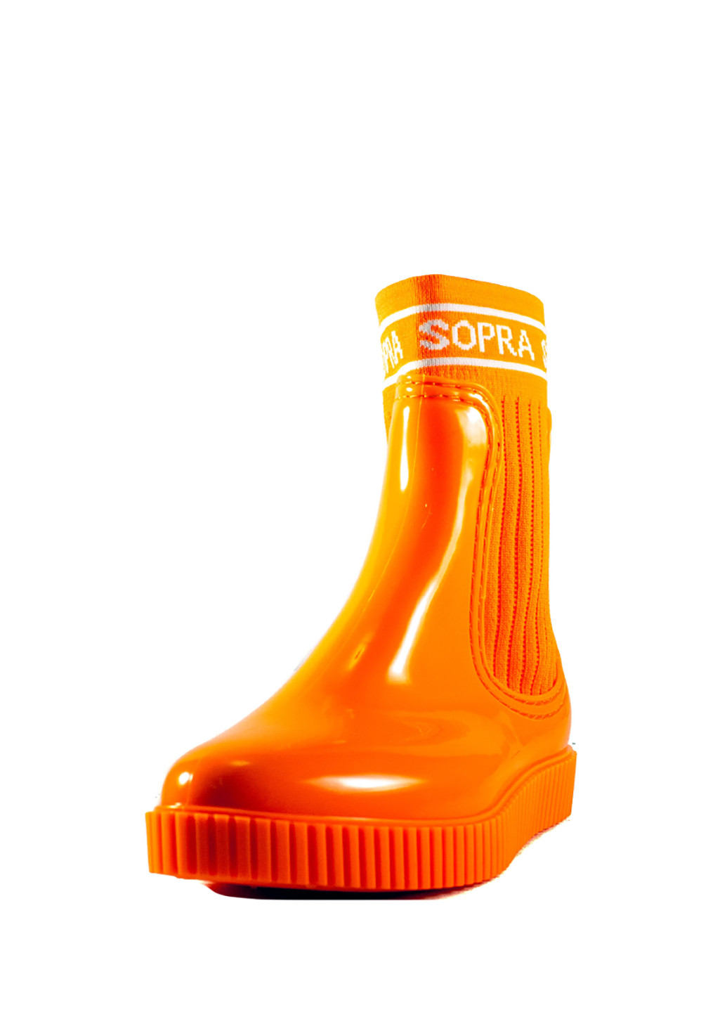 Оранжевые сапоги резиновые Sopra