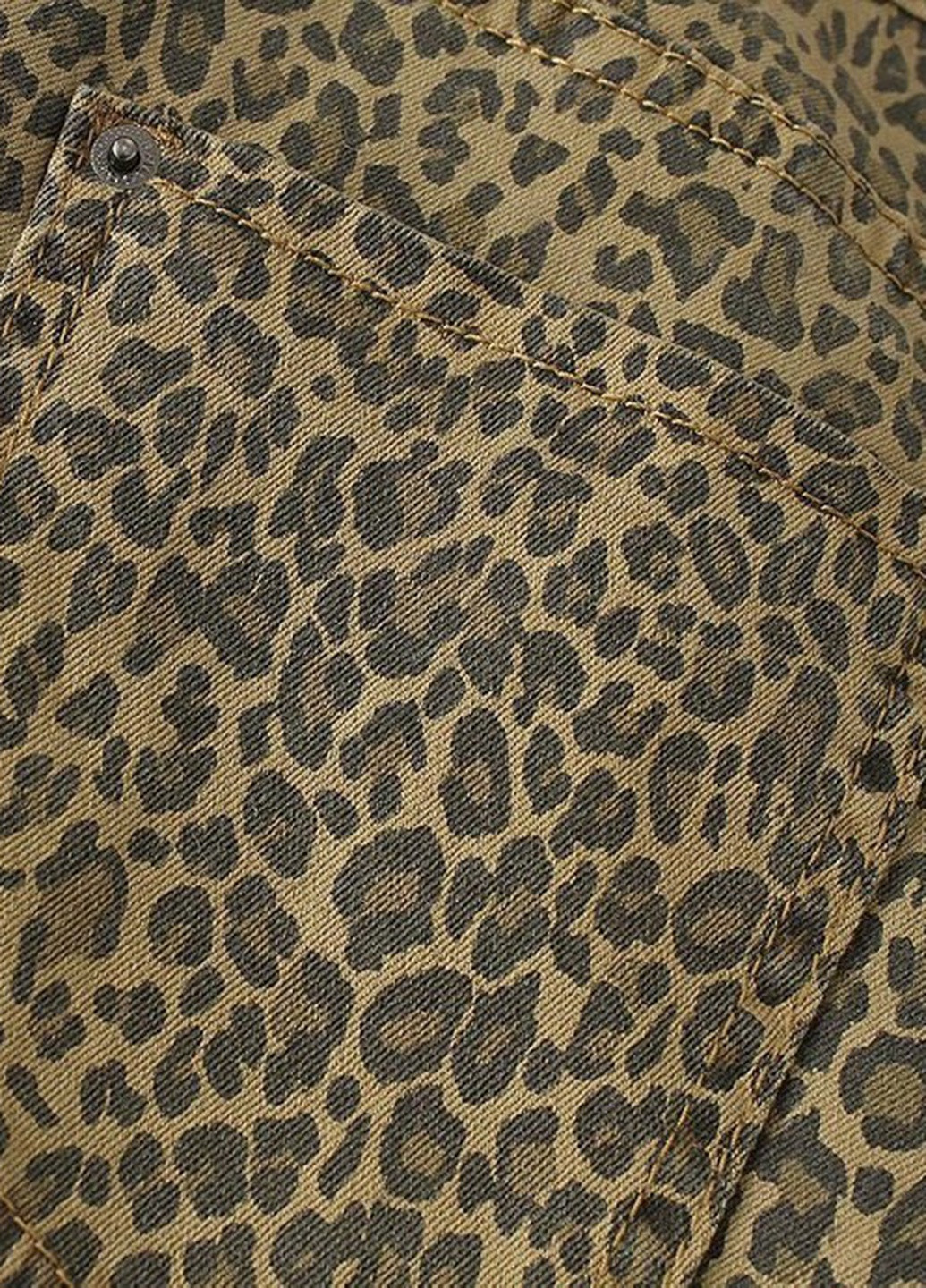 Джинсы женские стрейчевые с ассиметричным краем Leopard 55835 Berni Fashion - (231548419)