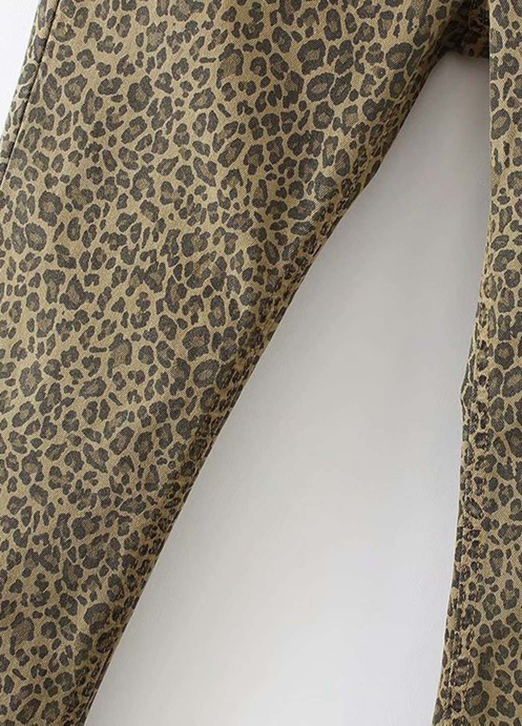 Джинси жіночі стрейчеві з асиметричним краєм Leopard 55835 Berni Fashion - (231548419)