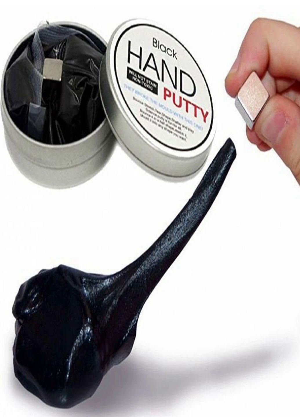Магнитный умный пластилин черный Magnetic Putty Black (12542203) Francesco Marconi (215796237)