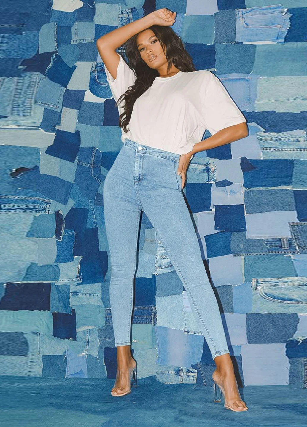 Джинсы PrettyLittleThing - (254294613)