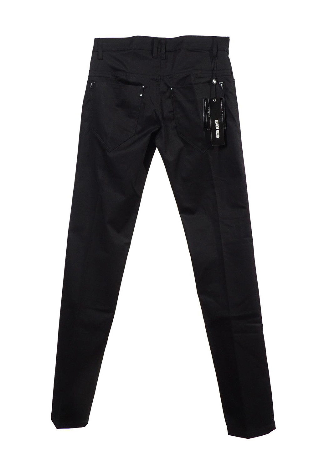 Черные демисезонные зауженные джинсы Antony Morato