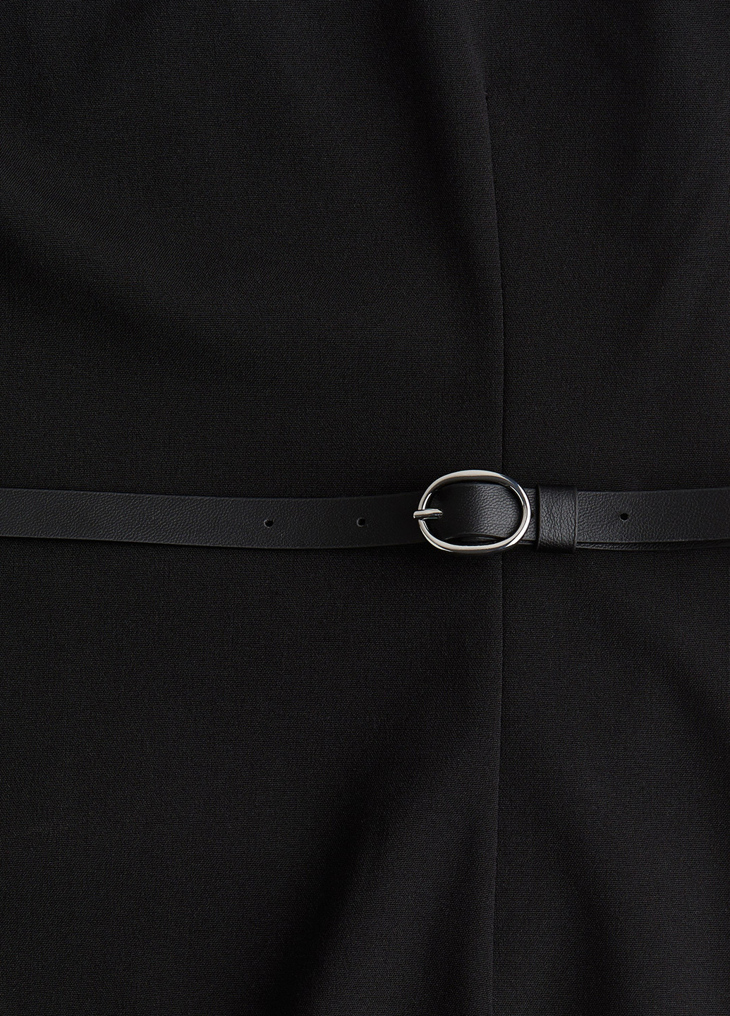 Чорна вечірня, кежуал сукня на одне плече H&M однотонна