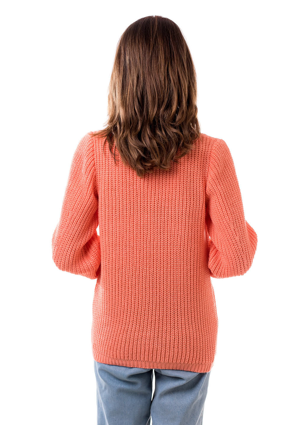 Персиковий демісезонний пуловер пуловер Bakhur