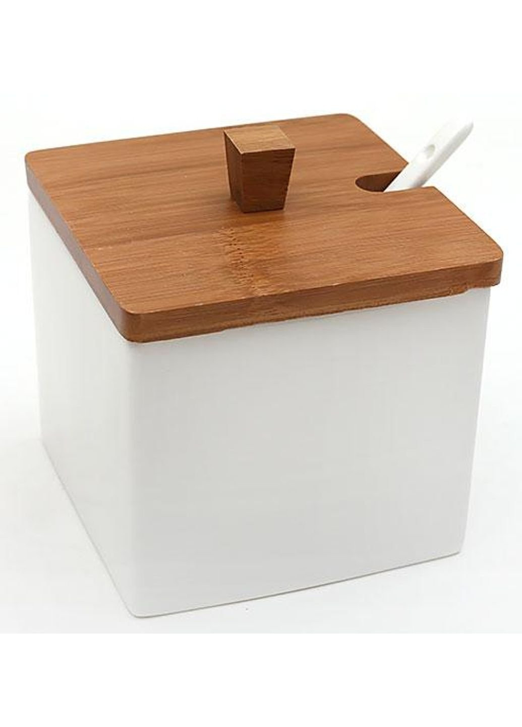 Солонка с ложкой и бамбуковой крышкой Naturel Bona Di 375-303 BonaDi (253786463)