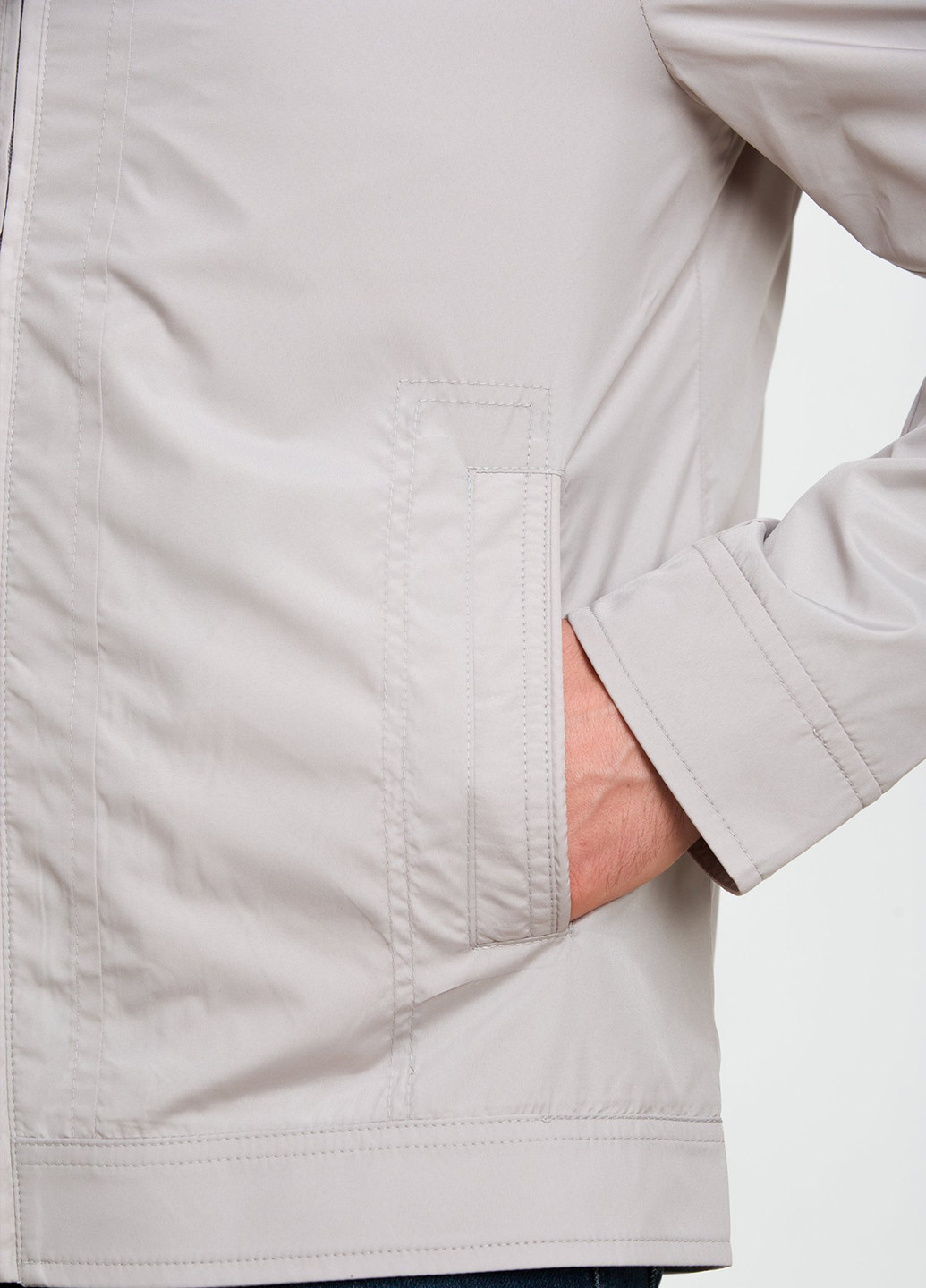 Сіро-бежева демісезонна куртка Trend Collection