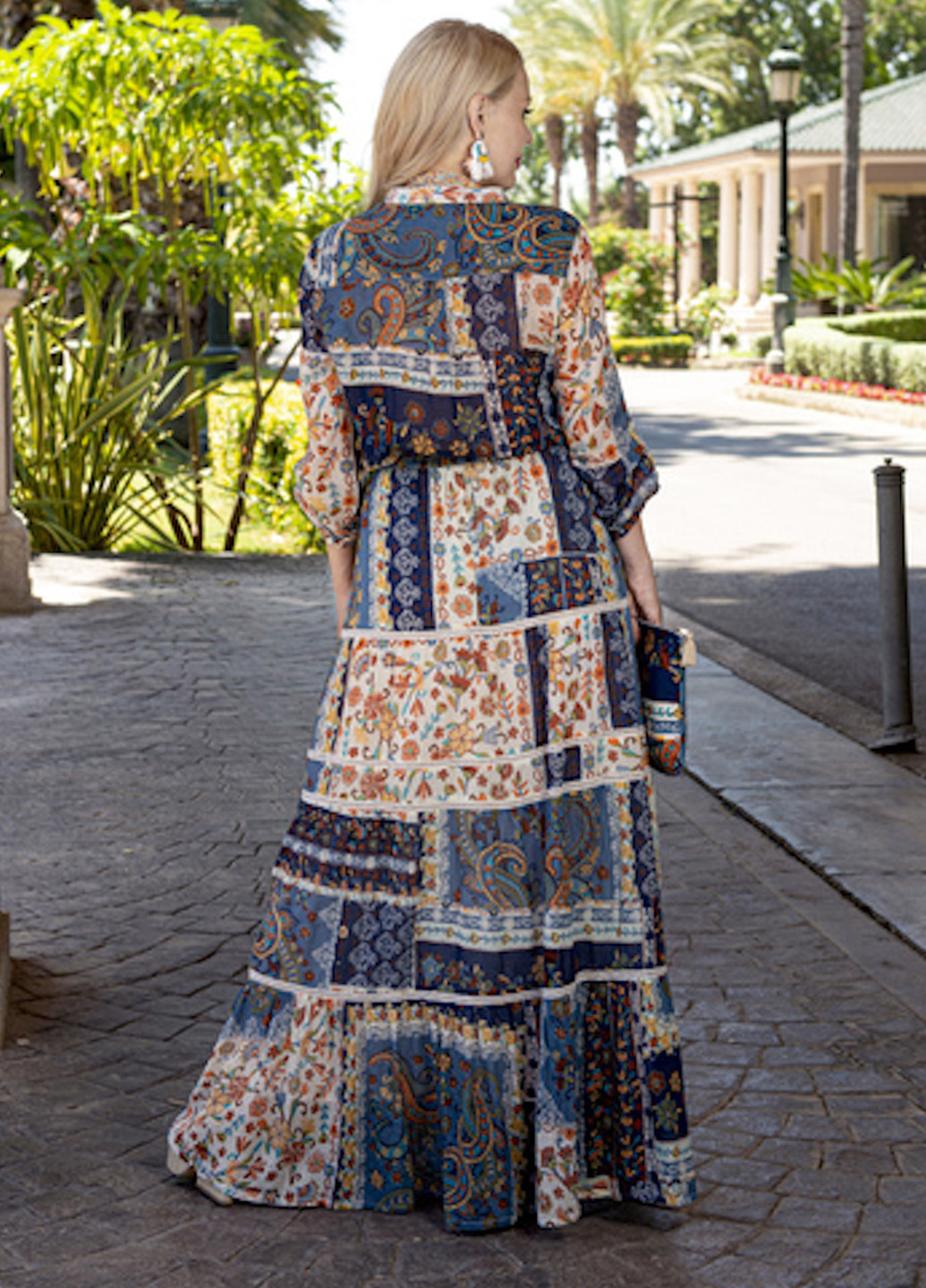 Разноцветная кэжуал с рисунком юбка Anastasea а-силуэта (трапеция)