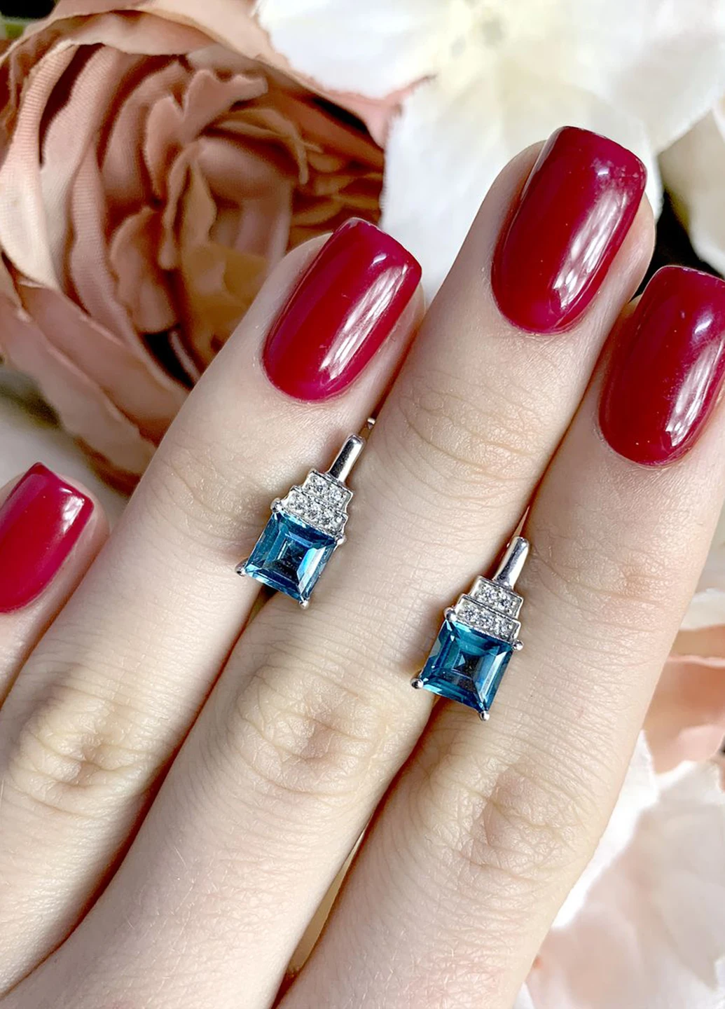 Сережки Silver Flame (152533430)