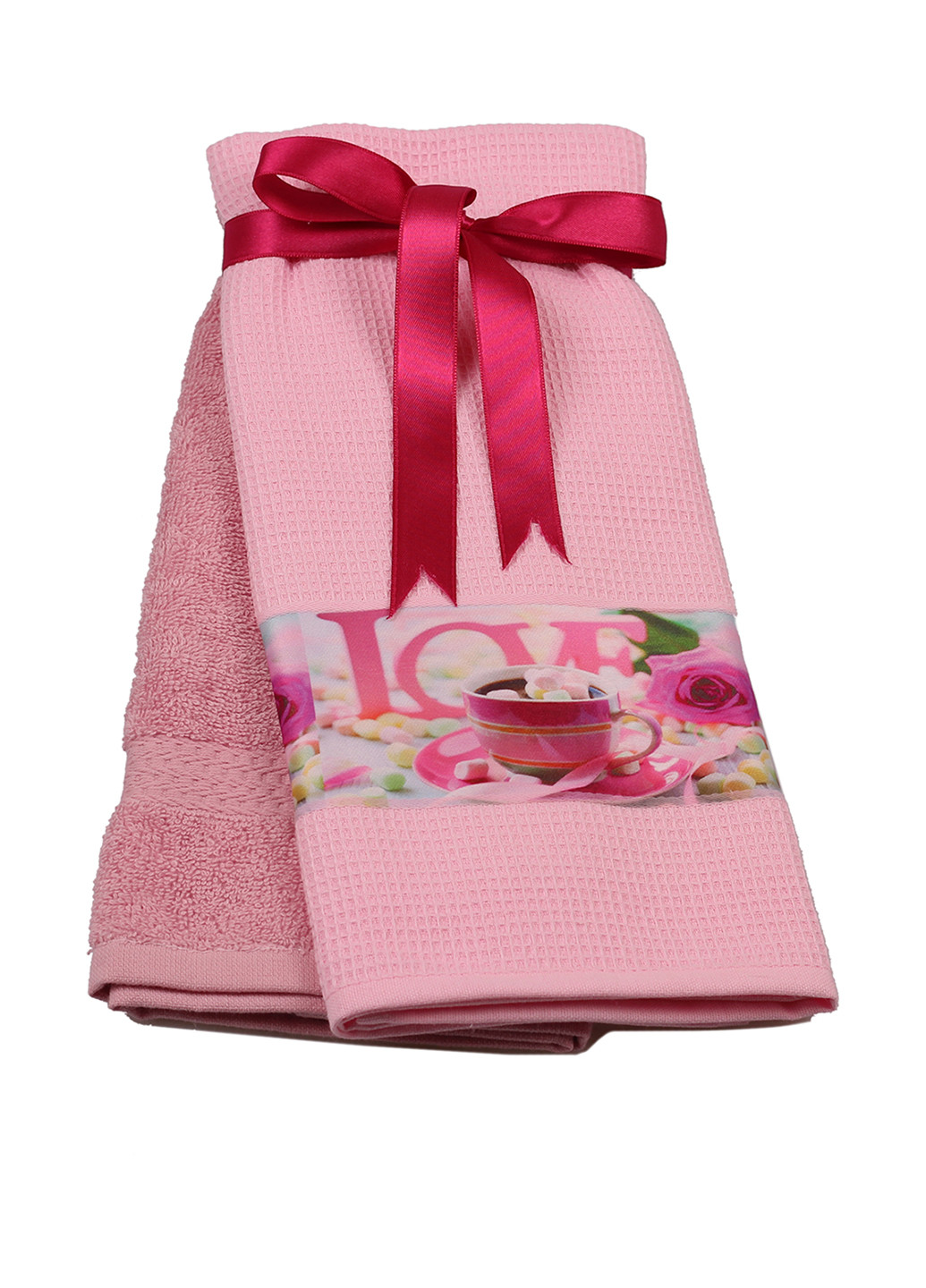 Maxxsoft полотенце (2 шт.) розовый производство - Турция
