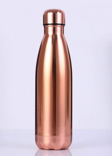 Металічна термічна пляшка, 500 мл, мідна More (253856172)