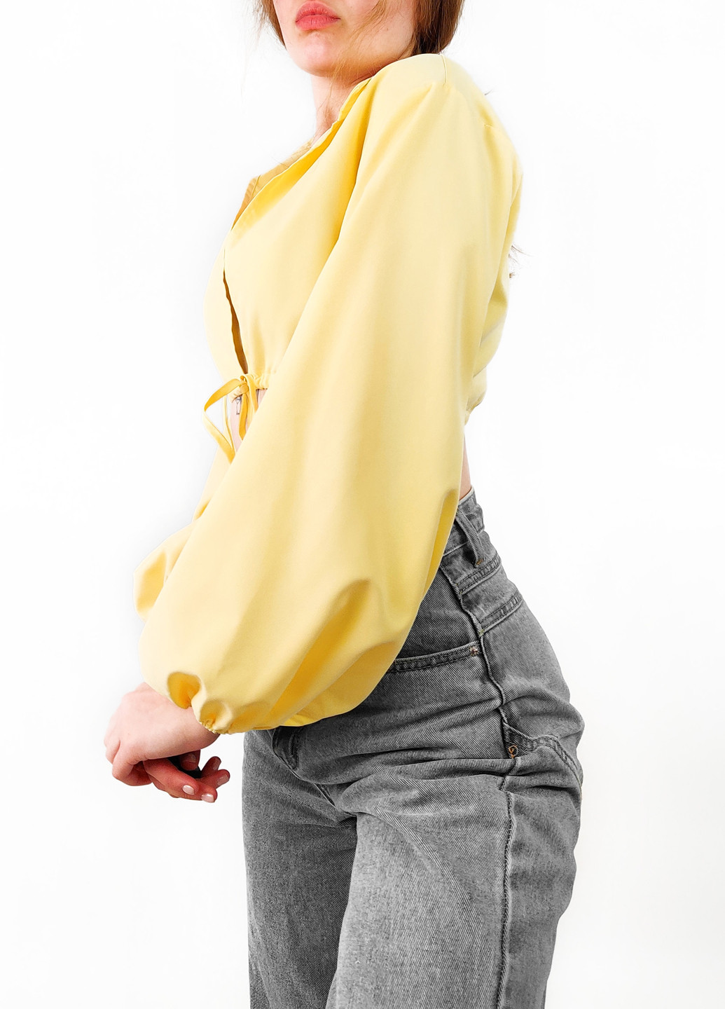 Жовта літня блуза Boohoo