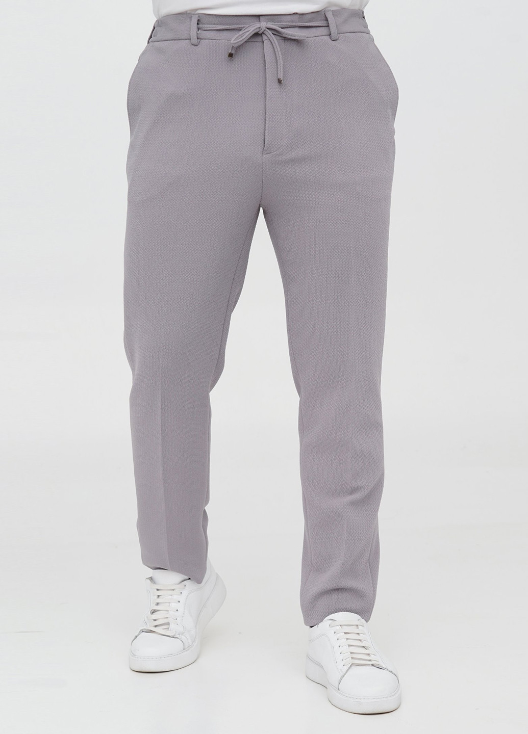 Сірий демісезонний костюм (піджак, штани) брючний Trend Collection