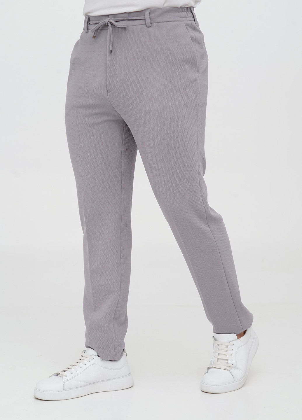 Сірий демісезонний костюм (піджак, штани) брючний Trend Collection