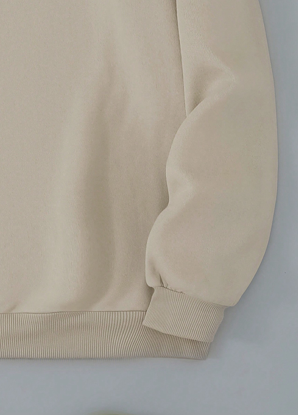 Бежевый свитшот SHEIN рисунок без декора (332709268)