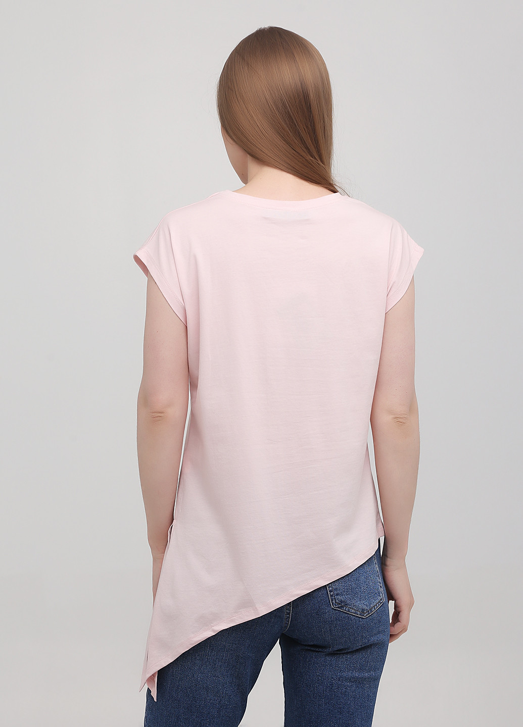 Светло-розовая летняя футболка Monte Cervino