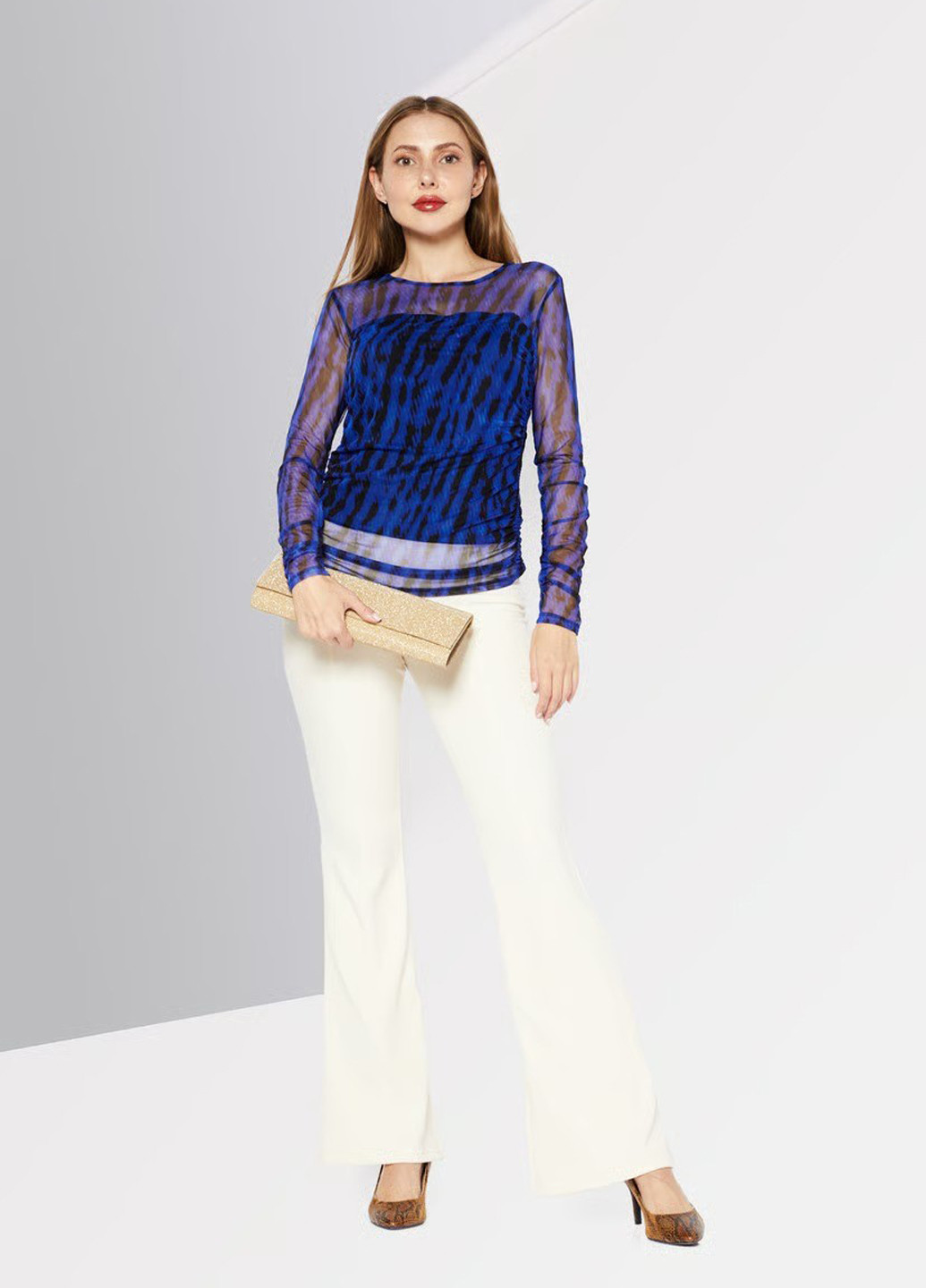 Комбінована блуза DKNY