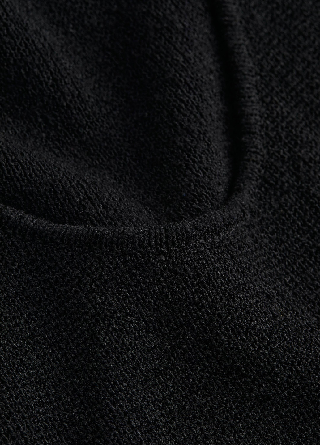 Черное кэжуал платье H&M однотонное