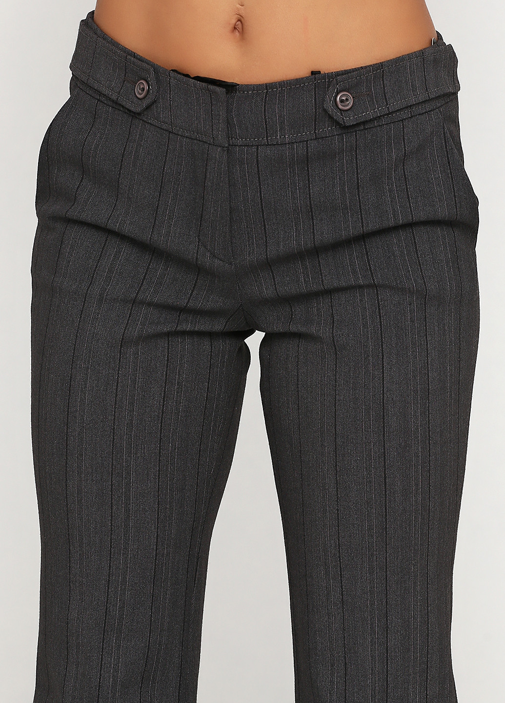 Коричневые кэжуал демисезонные прямые брюки Stefanie L